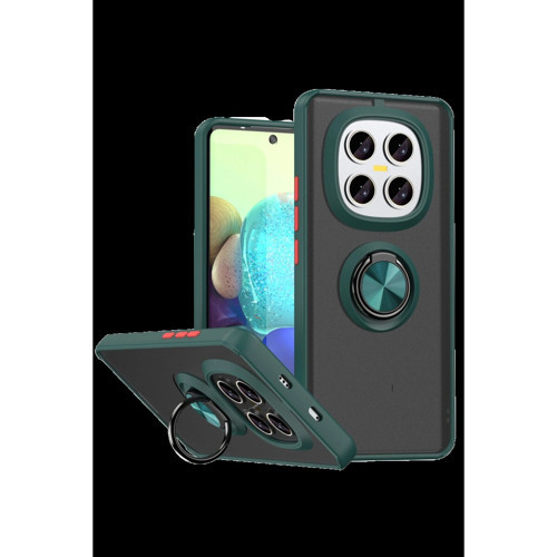 Note 15 5G Montreal Yüzüklü Kapak - Yeşil