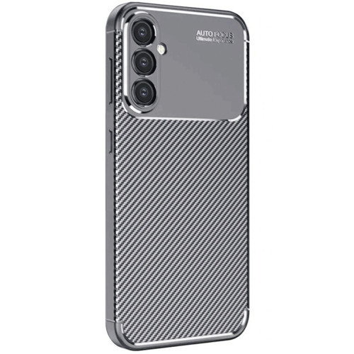 Galaxy S25 Kılıf Auto Fus Karbon Kapak - Gri