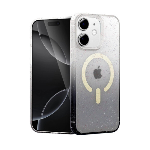 İphone 12 Pummel Shiny Magsafe Kapak - Siyah