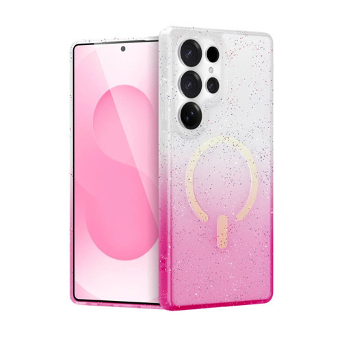 Galaxy S24 Pummel Shiny Magsafe Kapak - Pembe