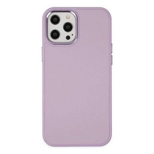 İphone 12 Kılıf Asya Deri - Lila