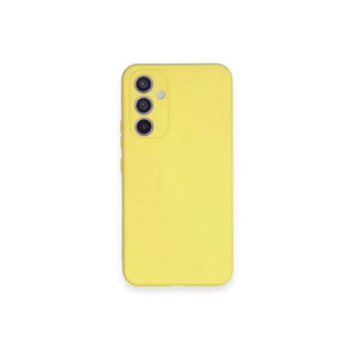 Galaxy A54 5G Kılıf Nano İçi Kadife - Sarı