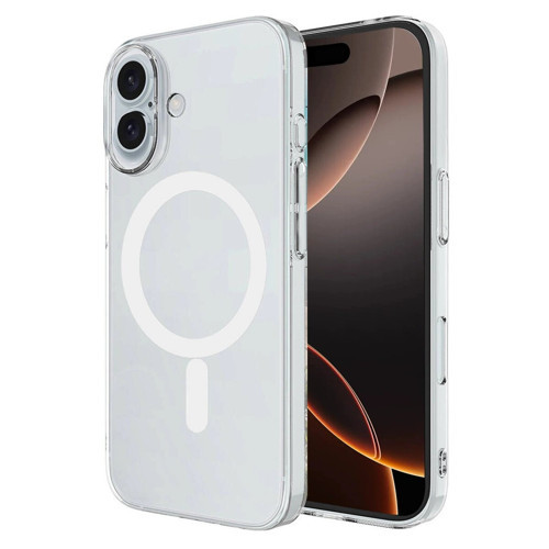 İphone 16 Kılıf Magneticsafe Şeffaf - Şeffaf