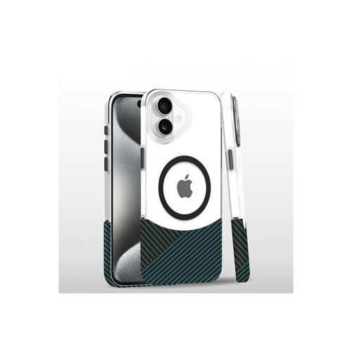 İphone 16 Carbon Puzzle Magsafe Kapak - Mi