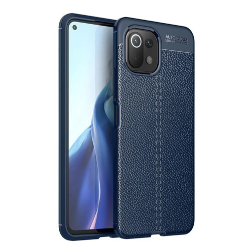 Mi 11 Lite Kılıf Auto Fus Kapak - Lacivert