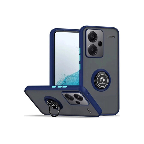 Note 13 Kılıf Montreal Yüzüklü Kapak - Lacivert