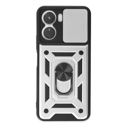 Y16 Kılıf Pars Lens Yüzüklü - Gümüş
