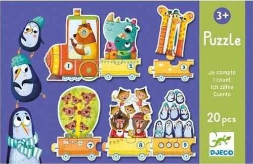 Sayıları Öğrenme 20 Parça Puzzle DJ08150