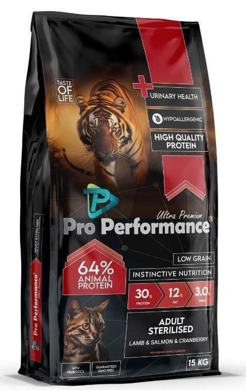 Ultra Premium Kısırlaştırılmış Kuzu ve Somonlu Yetişkin Kedi Maması 15 KG