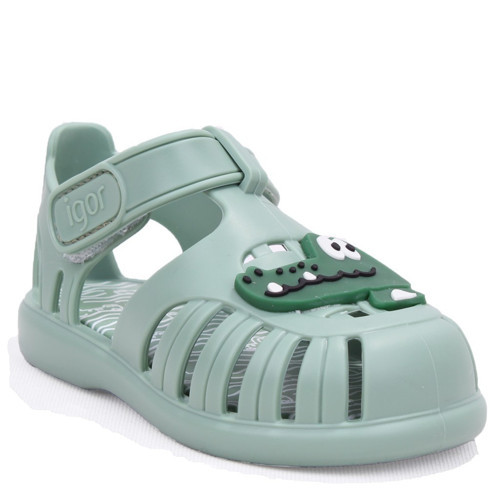 S10371 Tobby Croco Yeşil Günlük Erkek Çocuk Sandalet