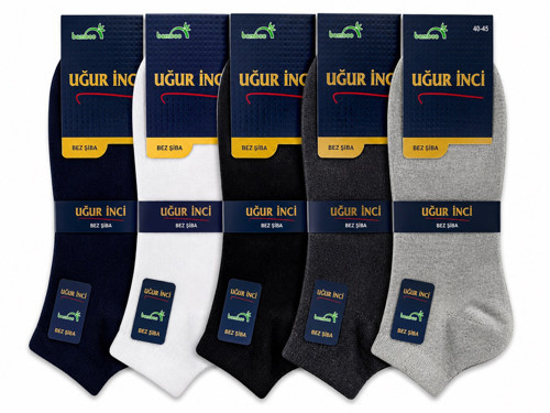 Bambu Çorap Unisex Nefes Alabilen Terletmez Antibakteriyel Yumuşak Günlük Çorap 3 lü paket