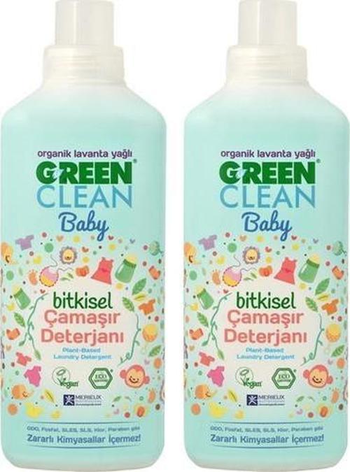 Organik Lavanta Yağlı Baby Bitkisel Çamaşır Deterjanı 1000 ml - 2 Adet
