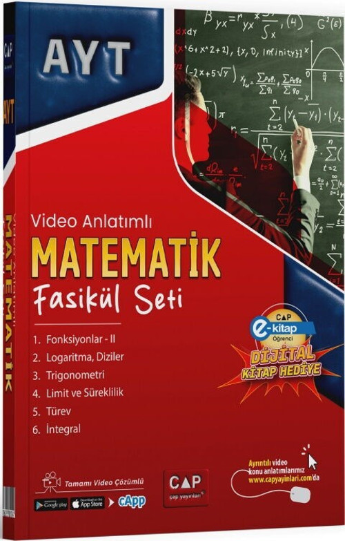 AYT Matematik Video Anlatımlı Fasikül Seti Çap Yayınları