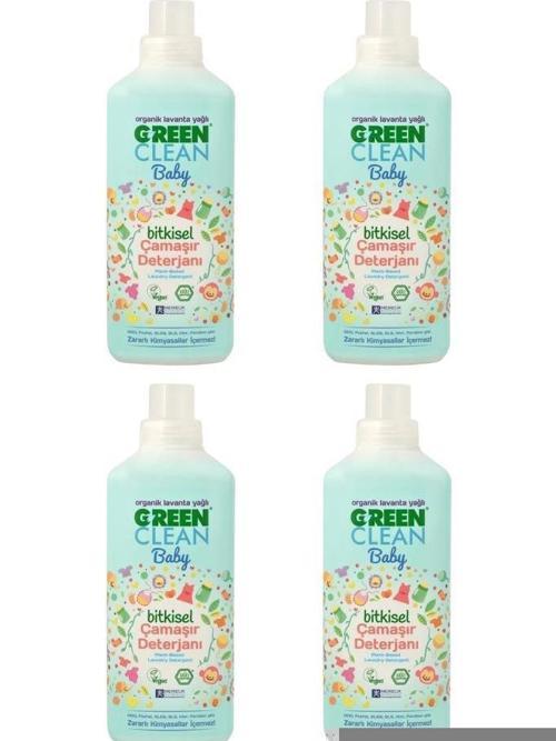 Organik Lavanta Yağlı Baby Bitkisel Çamaşır Deterjanı 1000ml 4'lü