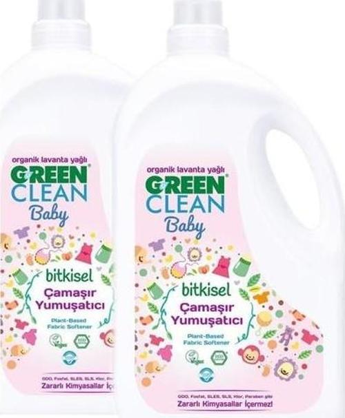 Organik Lavanta Yağlı Baby Bitkisel Çamaşır Yumuşatıcısı 2750 ml 2'li Set