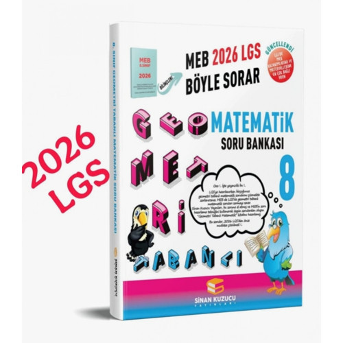 Sinan Kuzucu Yayınları 2026 Lgs Geometri Tabanlı Matematik Soru Bankası