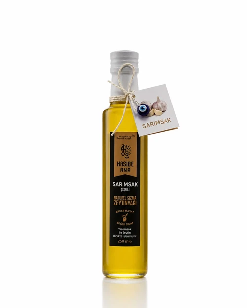 Badavut Sarımsaklısı | Sarımsak Çeşnili Sızma Zeytinyağı - 250 ml