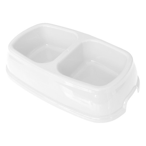 İkili Plastik Su Kabı 500 + 500 Ml Beyaz
