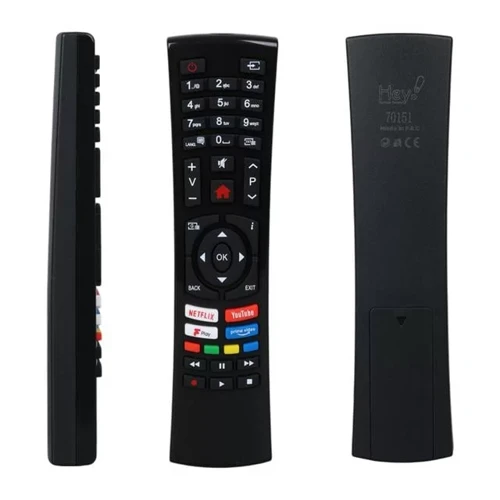 Hey Küçük Kalıp 4391P Black Fplay Netflix - - Play Tuşlu Lcd Led Tv Kumanda