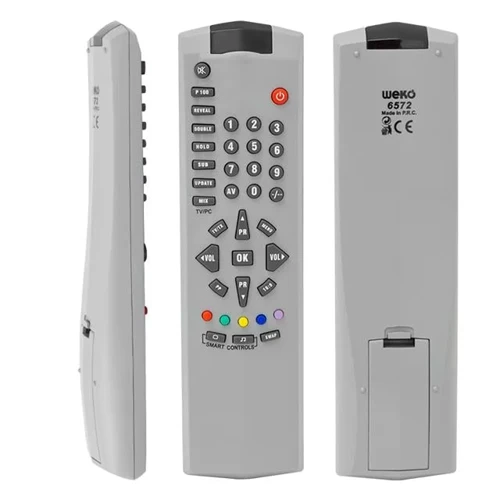 Arçelik-Beko 14.1 Şase Ok'Li Beyaz Tv Kumandası