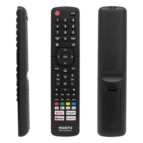 Huayu Rm-L1335 Plus2 Hısense Netflıx-Prıme-Youtube-Rakuten-Google Play-Vudu Tuşlu Lcd Led Tv Kumanda