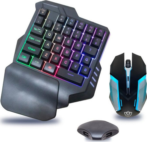 HELLO JCHF-68 KLAVYE + MOUSE BLUETOOTH GAMEPAD OYUNCU 4IN1 SET