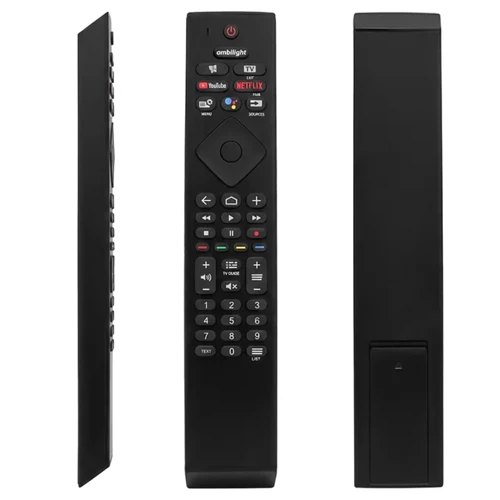 Weko Netflix - Ambılıght Tuşlu Ses Komutsuz Mikrofonlu Lcd - Led Tv Kumanda