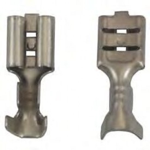TERMİNAL SOKET DİŞİ 6,3 MM KROM (200 LÜ)