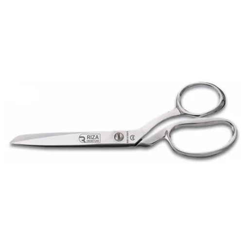 Rıza M-A3157-9 Tekstil / Yatık Regula Makası No: 9 Inç / 22,86 Cm - Nikel Kaplama