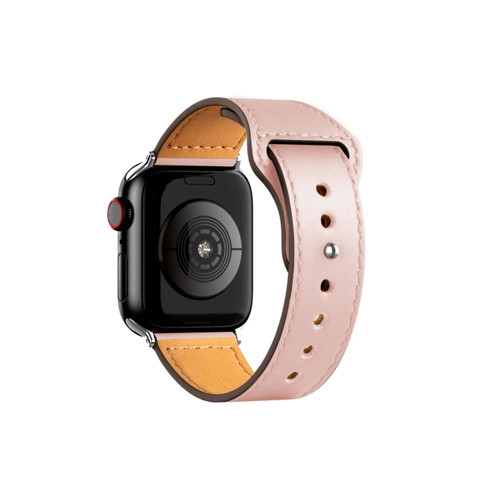 Apple Watch 42Mm Kr415 Luaz Deri Kordon (Saat Değildir) - Pembe