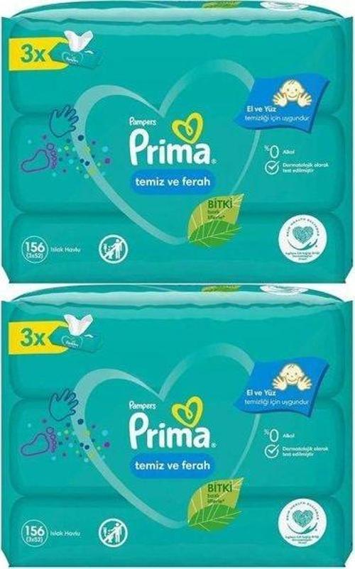Pampers Fresh Clean Islak Bebek Havlusu 52x6 Adet (312 Yaprak)