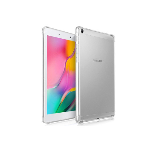 Samsung Galaxy T290 Tab A 8 Kılıf Anti Shock Tablet Silikon - Şeffaf