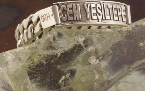 Evimdeyokyok Kişiye Özel El İşi İsim Kabartma Künye Model Bileklik