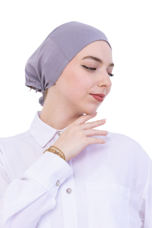 Pratik Bone Pamuklu Tesettür İç Bone, Başörtüsü İçin Hazır Viskon Şapka, Namaz Günlük Kullanım İçin