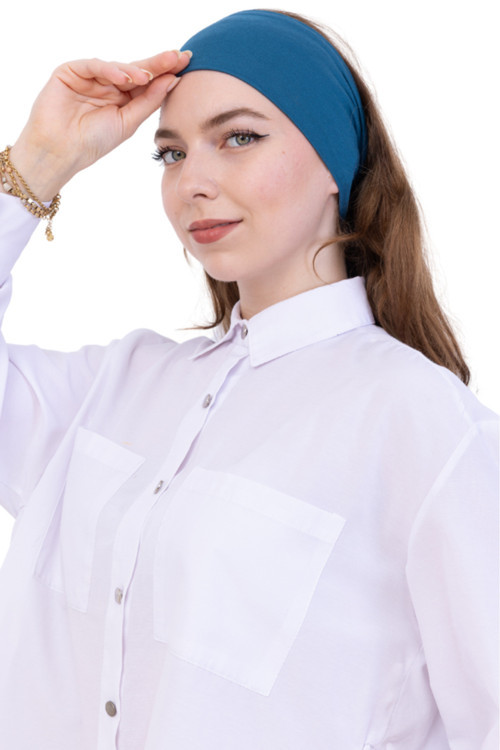 Kadın Tesettür Bandana Penye Kaymaz Hazır Şal Eşarp Altı Bone Rahat Kullanım