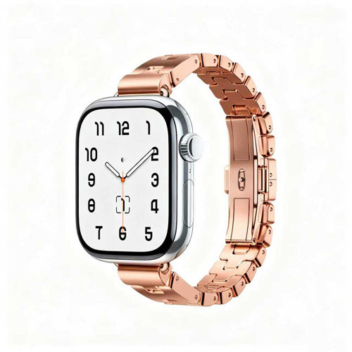 Apple Watch 40Mm Uyumlu Kordon Modern Şık Tasarım Rose Gold