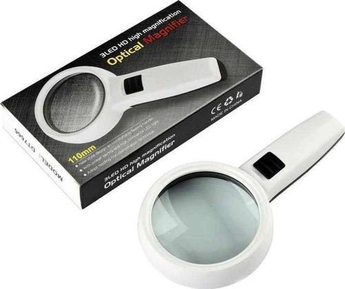 3 Ledli 5X95Mm & 10X19Mm El Büyüteç Takı Okuma Para Kontrol Için Dt7665