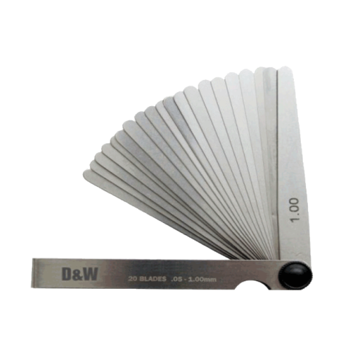 DWMeasuring 20 Yaprak Filler Çakısı Sentil 0.02 - 0.40" / 200mm DW9FC2020N
