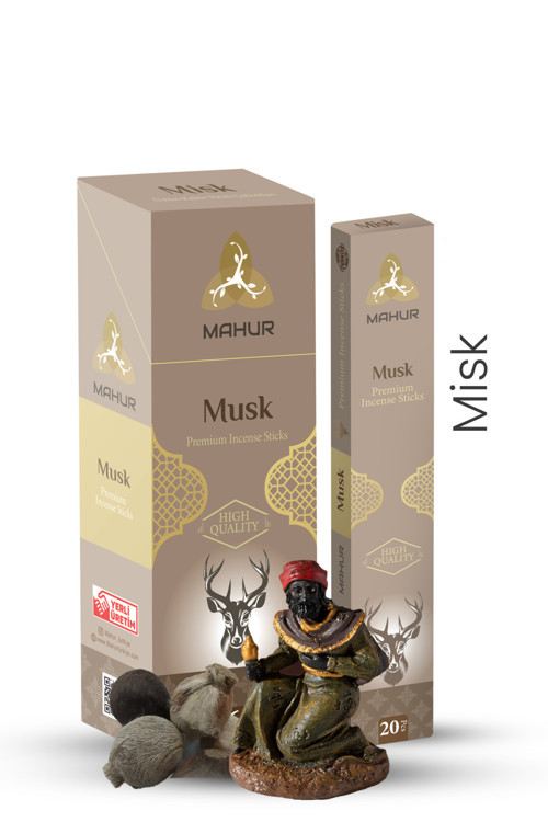 Misk (Musk) Çubuk Tütsü - 20 Adet Çubuk