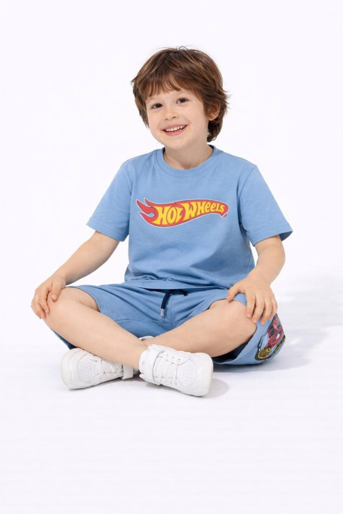 ERKEK ÇOCUK HOT WHEELS MODELLİ PAMUK ŞORTLU TAKIM