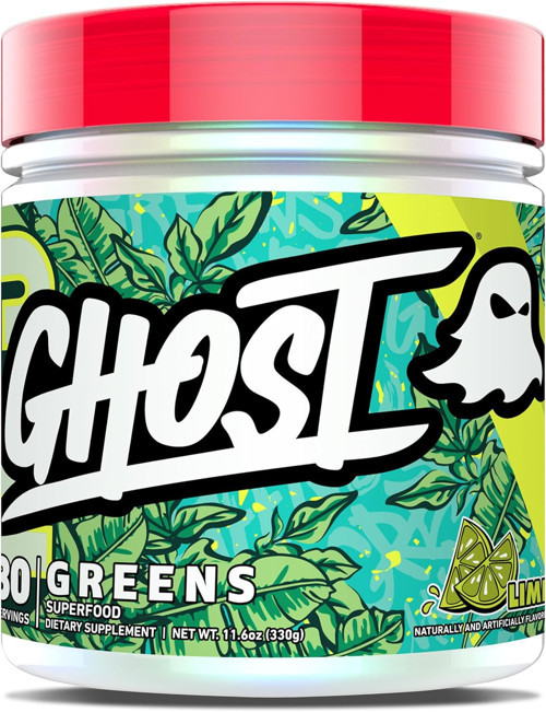 Greens Spirulina, & Chlorella, Prebiotics, 10 Billion CFU Probiotic & Digestive Enzymes 330 Gr