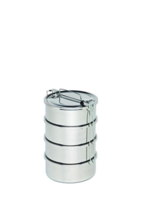 Isıtılabilir Sefertası 4 Katlı12x6 Cm
