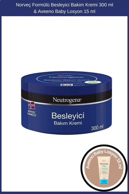 Norveç Formülü Besleyici Bakim Kremi 300 ml & Aveeno Baby Losyon 15 ml