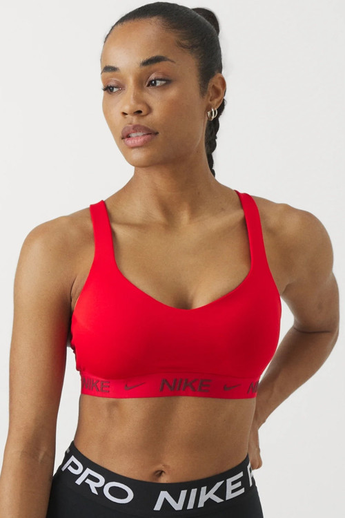 Training Indy Dri Fit High Support Sports Bra Kadın Spor Sütyen Bra Kırmızı
