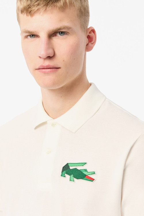 Classic Fit Polo T-Shirt Erkek Polo Yaka Tişört Beyaz
