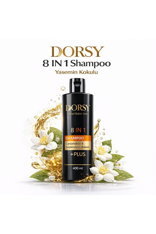 +Plus Canlı Saçlar Ve Sağlıklı Saç Derisi İçin Tuzsuz Doğal 8 İn 1 Şampuan 400 Ml