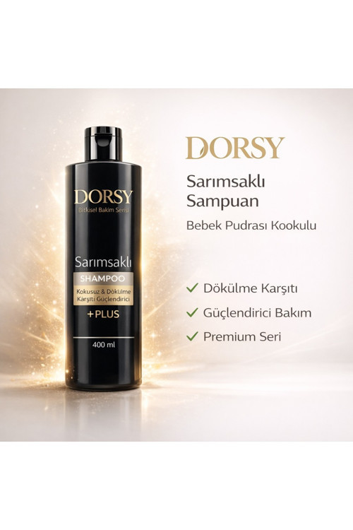 +Plus Dökülme Karşıtı Ve Güçlendirici Tuzsuz Doğal Sarımsaklı Şampuan 400 Ml