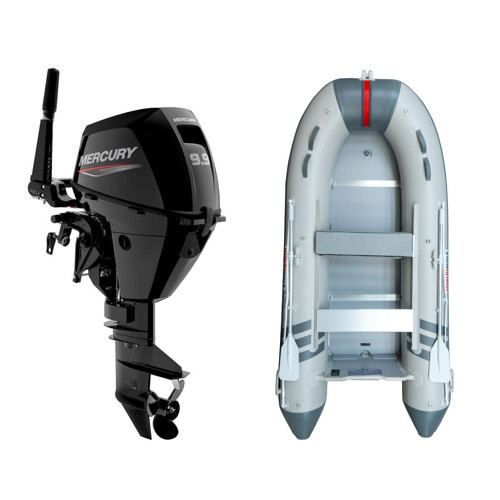 4.30 Ahşap Taban Şişme Bot + Mercury 9.9 HP Deniz Motoru
