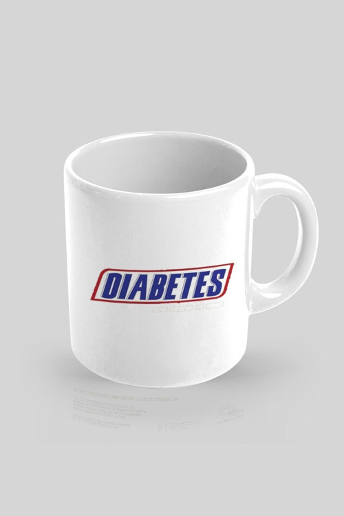 Diabetes Baskılı Kupa Bardak