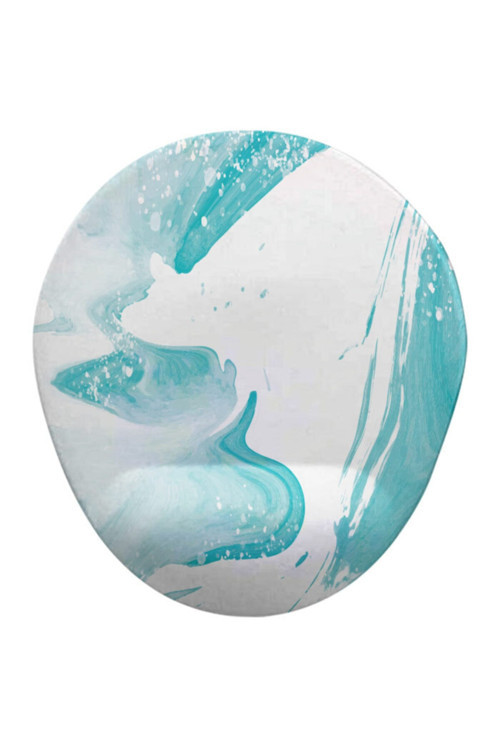 Pastel Desen2 Oval Bilek Destekli Mouse Pad